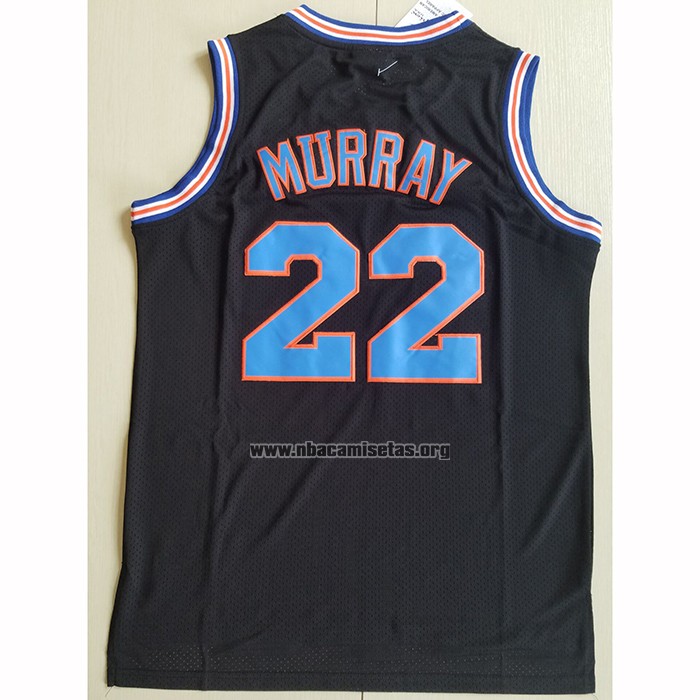 Camiseta Tune Squad Murray NO 22 Negro